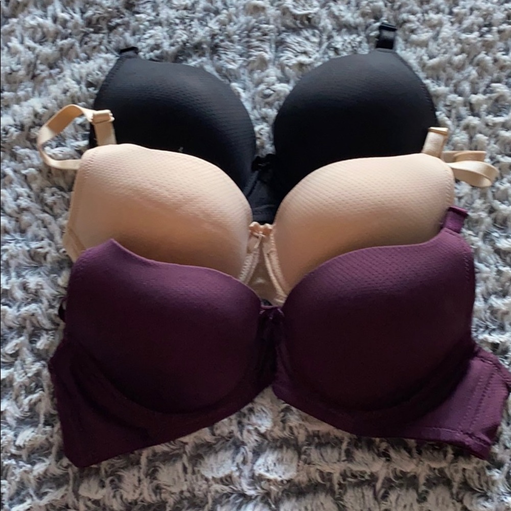 3 SHEIN Padded Bras